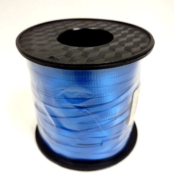 Unique 500 YDS Royal Blue Crimped Curling Ribbon Party Supply Sealed New - Picture 4 of 5